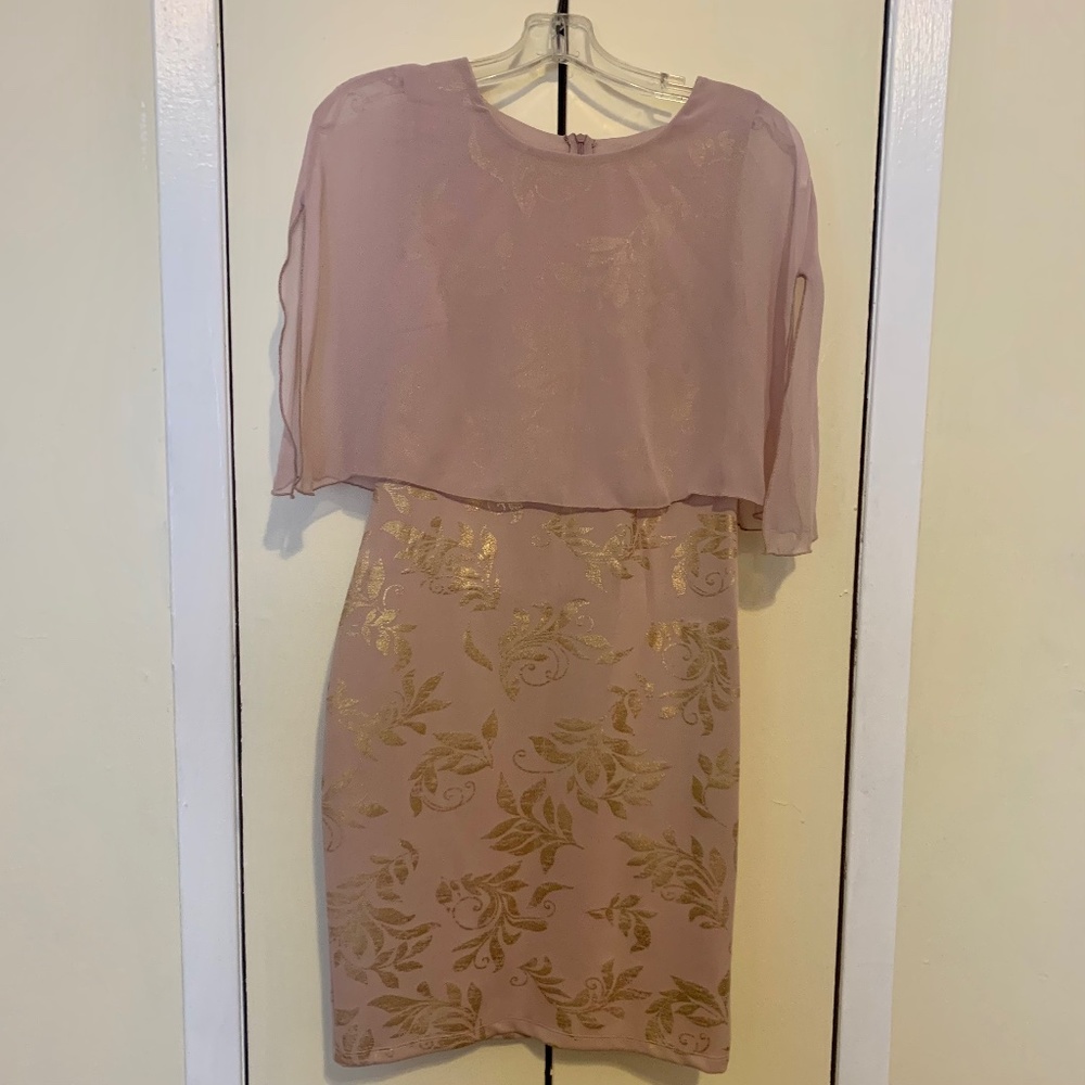 Ladies Size 4 Rose/Gold Size Dress